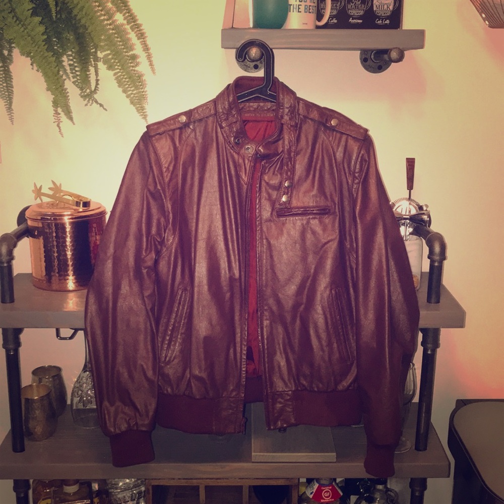 Vintage faux leather jacket